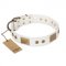 "Unforgettable Impress" FDT Artisan Decorated Leather dog Collar with Decorations