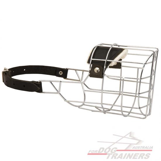 One Strap Wire Basket Dog Muzzle