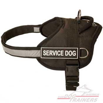 Nylon dog harness timeproof adjustable for training with comfortable handle
