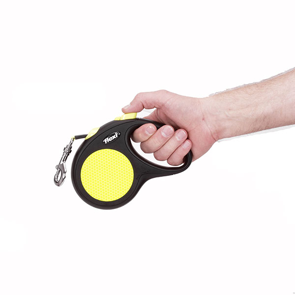 Walking Retractable Leash Neon Design for Total Safety