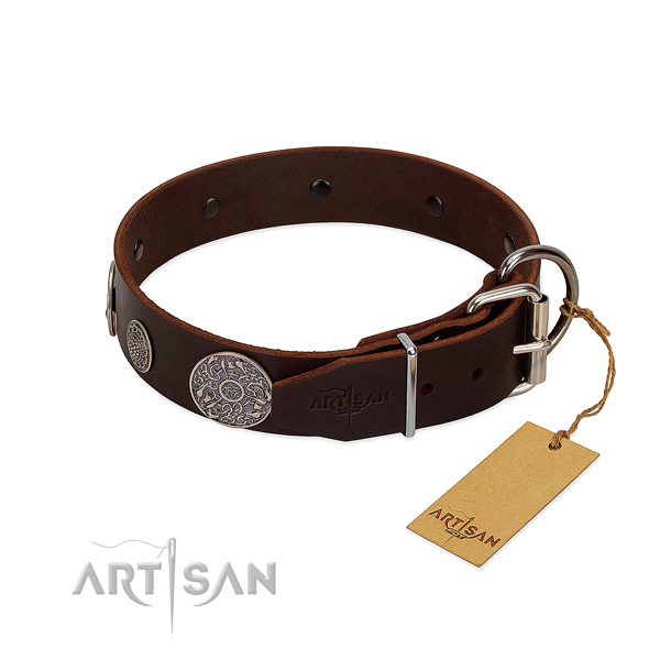 Best quality leather collar for your lovely pet